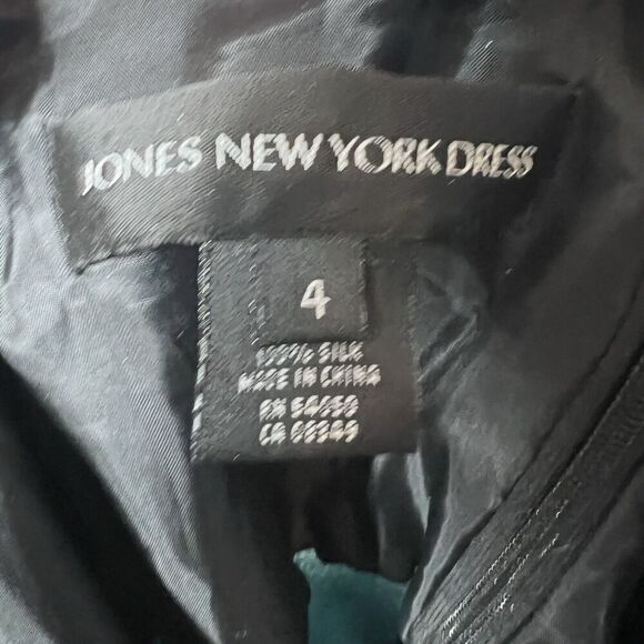 Jones New York Dress Womens 4 Silk Mesh Lined Beaded Whimsygoth Fairy Grunge - Picture 3 of 16